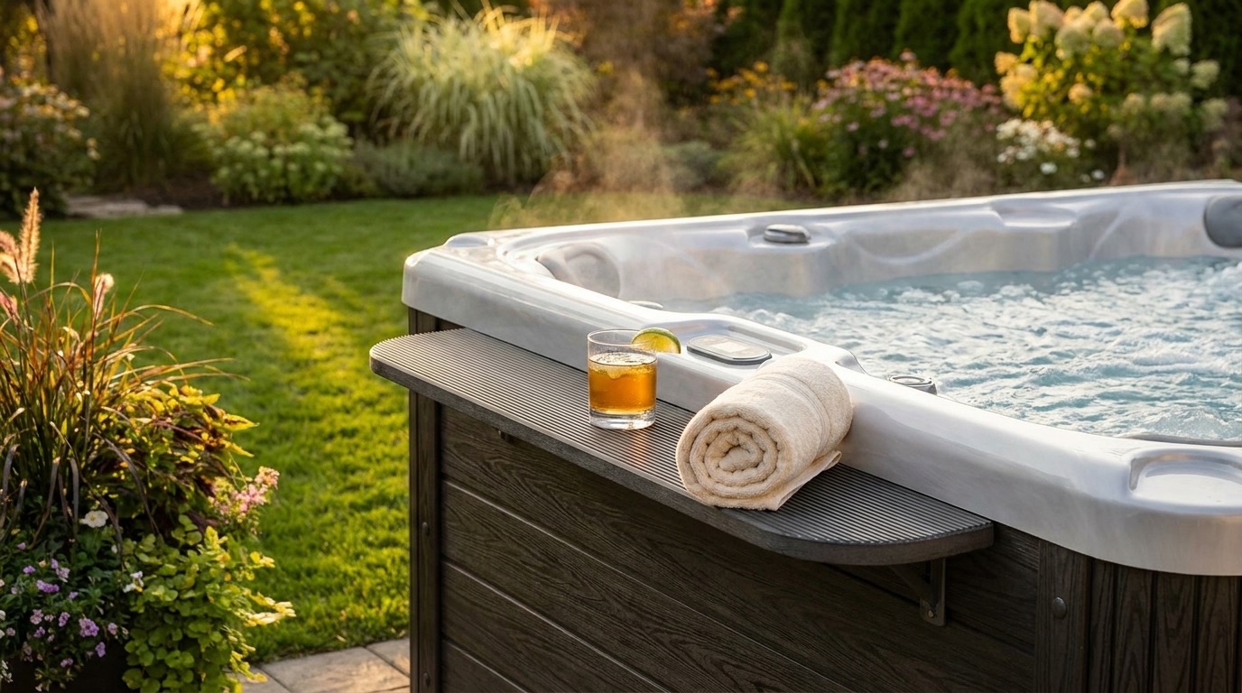 Wanna SPA Canadian Spa z tacką SmartBar i ręcznikiem — akcesoria do wanien SPA