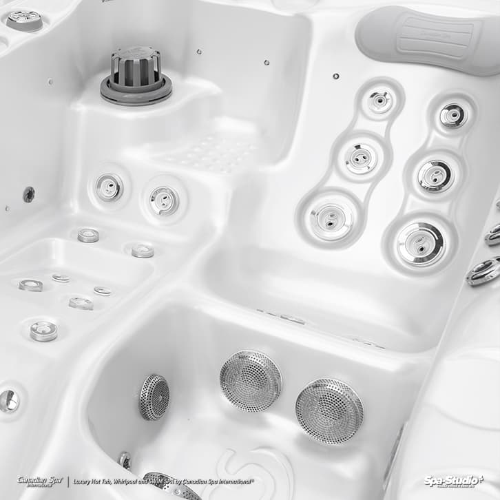 Wanna SPA Corall Imperial Canadian Spa — filtr, dysze i strefa nóg