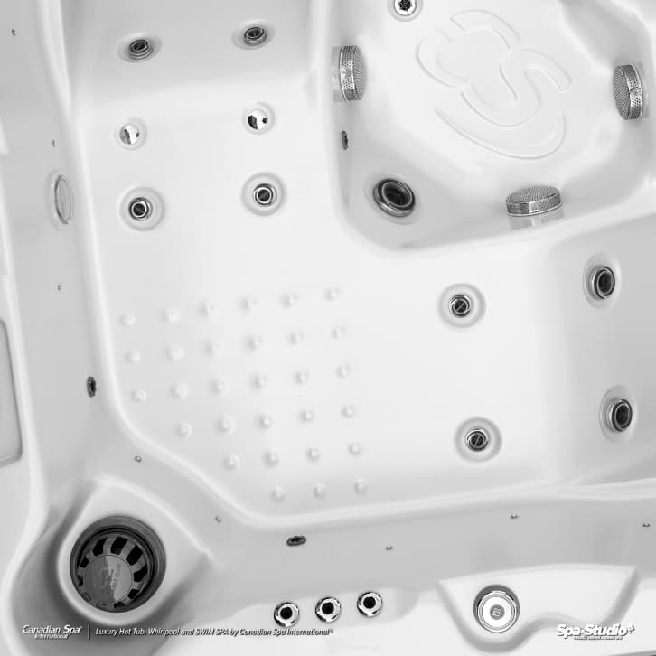 Wanna SPA Glacia Elite Canadian Spa — niecka z filtrem i odpływem