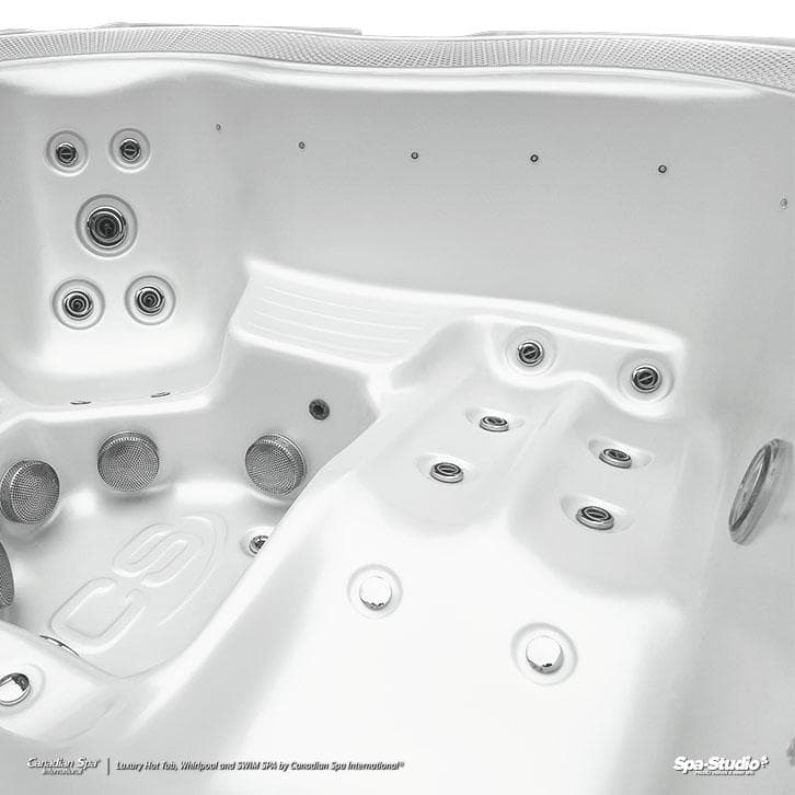 Wanna SPA Mola Canadian Spa — leżanka z dyszami wzdłuż kręgosłupa
