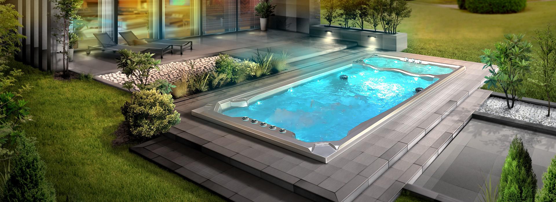 Regeneracja w Swim Spa po treningu — Moderna Spa&Wellness
