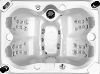 Wanna SPA Clawn 2by4 Canadian Spa — rzut z góry
