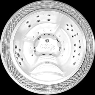 Wanna SPA Fugu Canadian Spa — rzut z góry