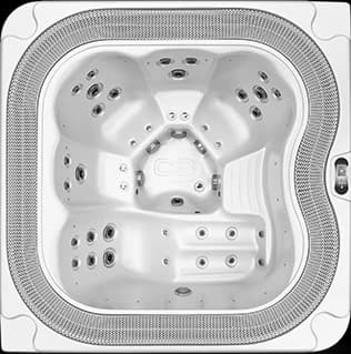 Wanna SPA Mola Canadian Spa — rzut z góry
