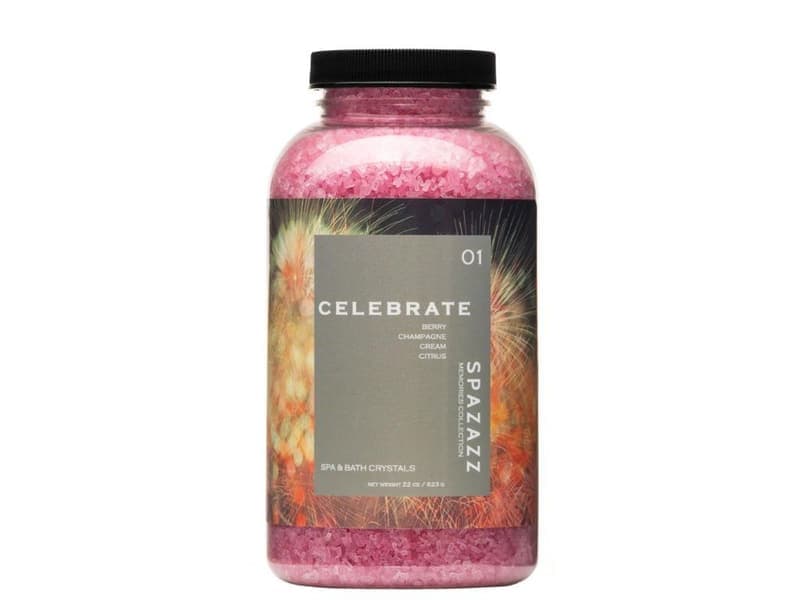 Spazazz Berry & Cream „Celebrate” — kryształy do wanny SPA, 623 g — opakowanie