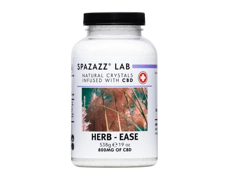 Spazazz CBD Herb „Ease” — kryształy do wanny SPA, 538 g — opakowanie