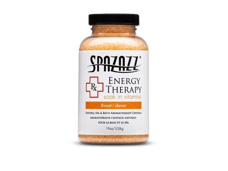 Spazazz Energy Therapy „Boost” — kryształy do wanny SPA, 538 g — opakowanie