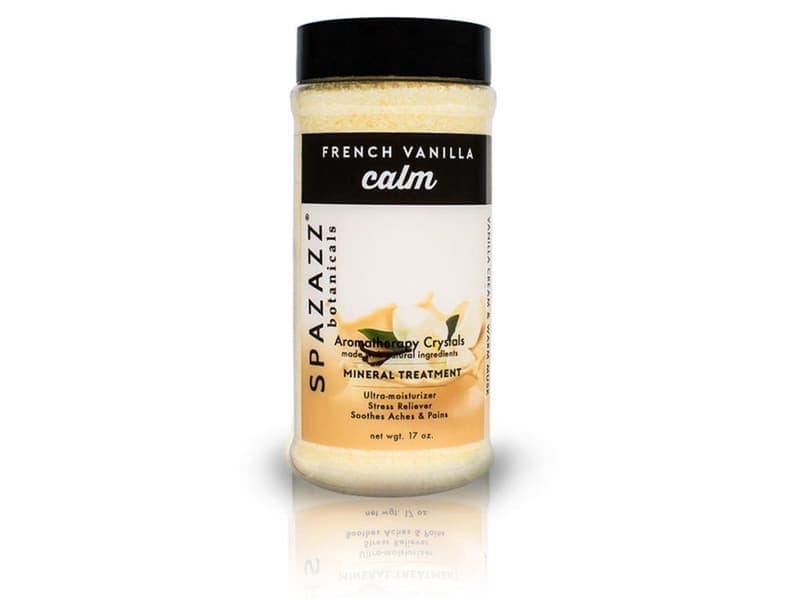 Spazazz French Vanilla „Calm” — kryształy do wanny SPA, 482 g — opakowanie
