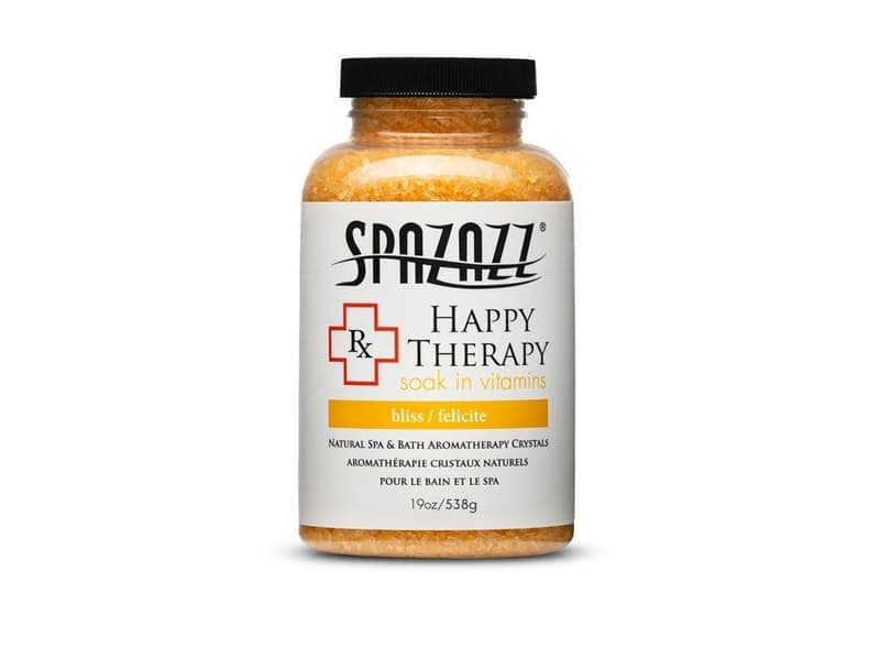 Spazazz Happy Therapy „Bliss” — kryształy do wanny SPA, 538 g — opakowanie
