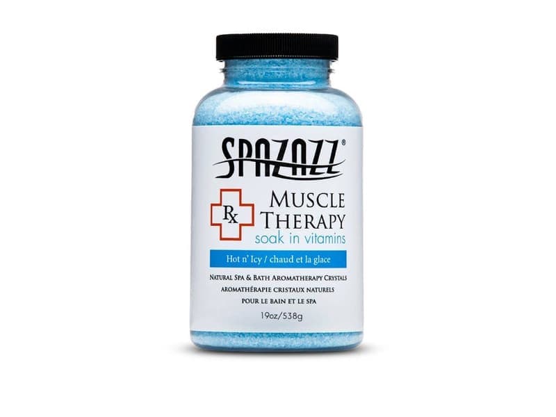 Spazazz Muscle Therapy „Hot N’ Icy” — kryształy do wanny SPA, 538 g — opakowanie