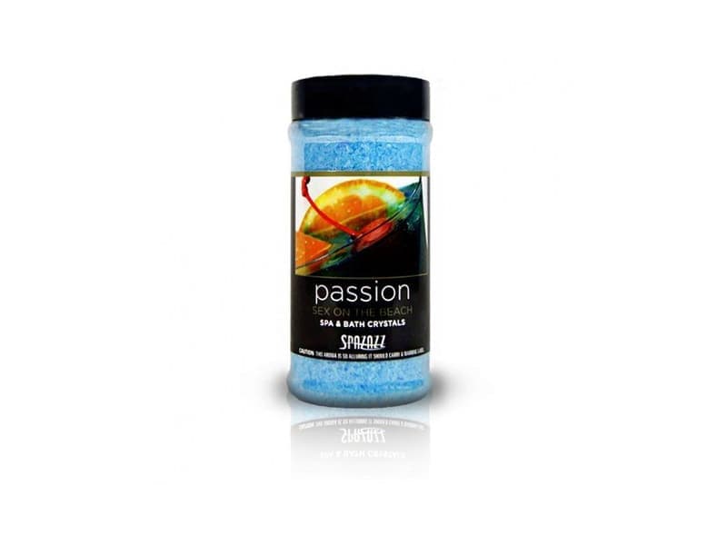 Spazazz Sex on the Beach „Passion” — kryształy do wanny SPA, 482 g — opakowanie