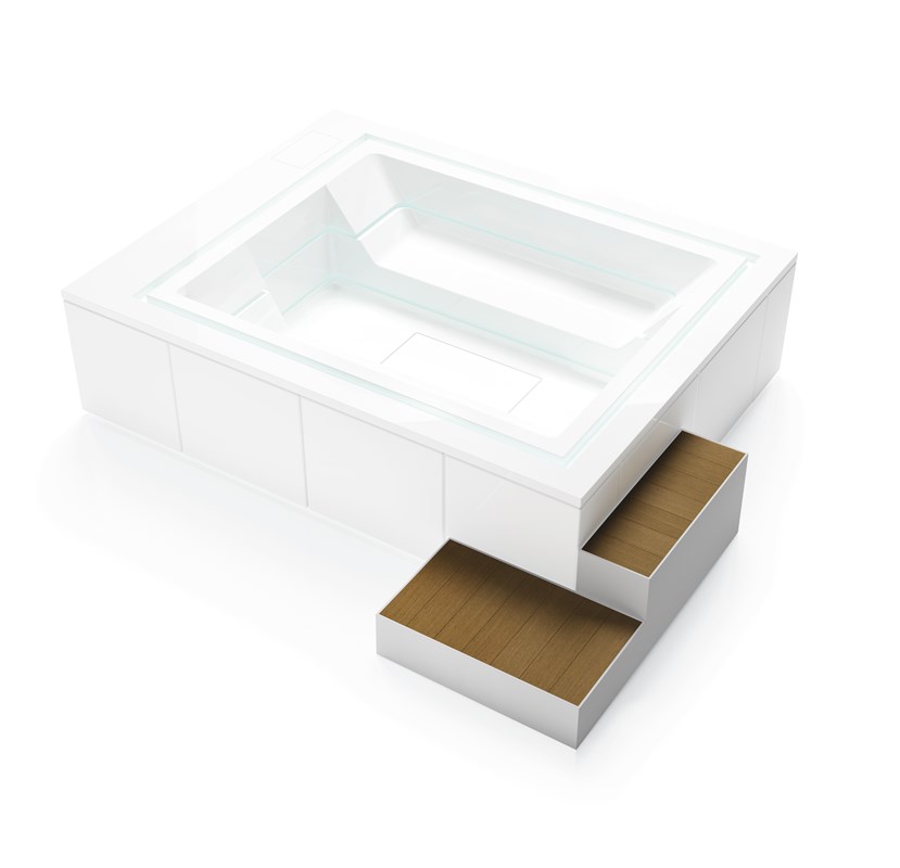 Schody Step-Box — akcesorium do wanny SPA Treesse