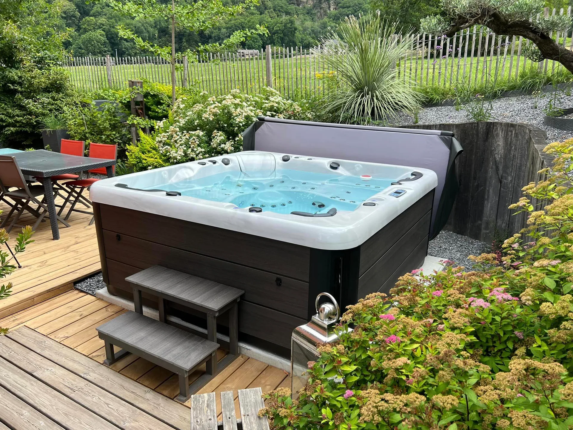 Wanna SPA Vendom Antigua na tarasie — realizacja