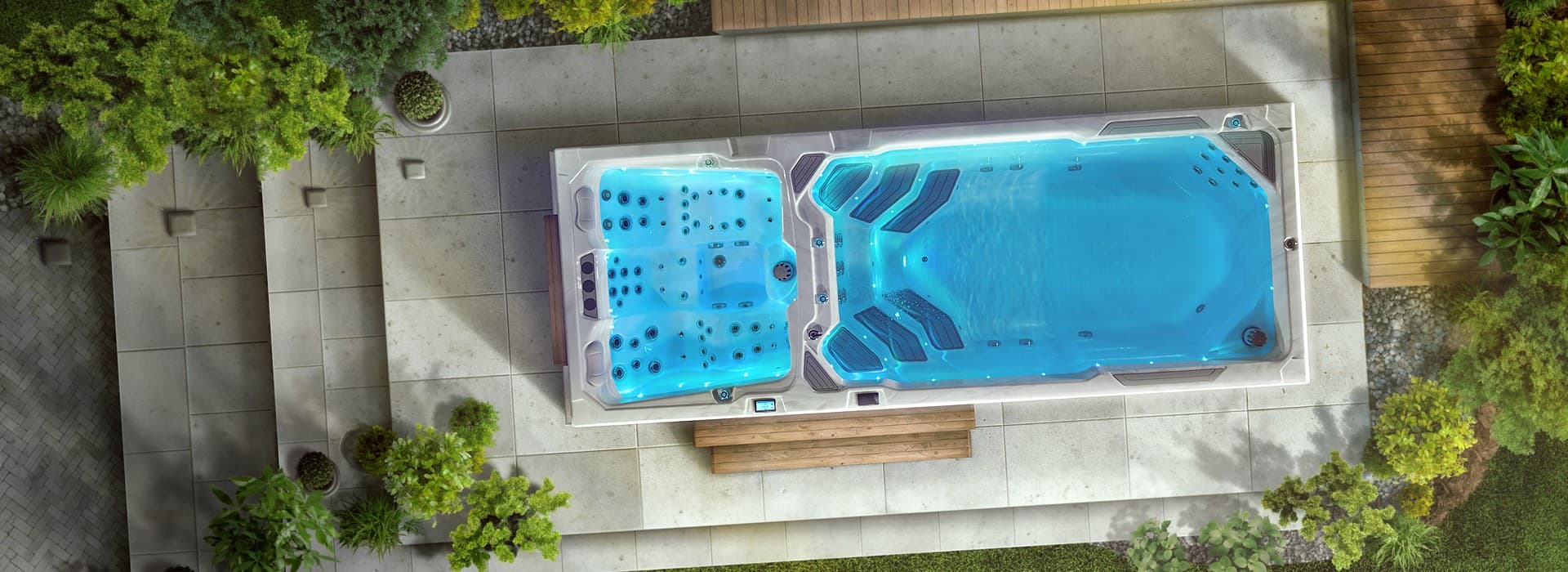 Swim Spa Nautilus XXL Prime Canadian Spa — tor pływacki z przeciwprądem