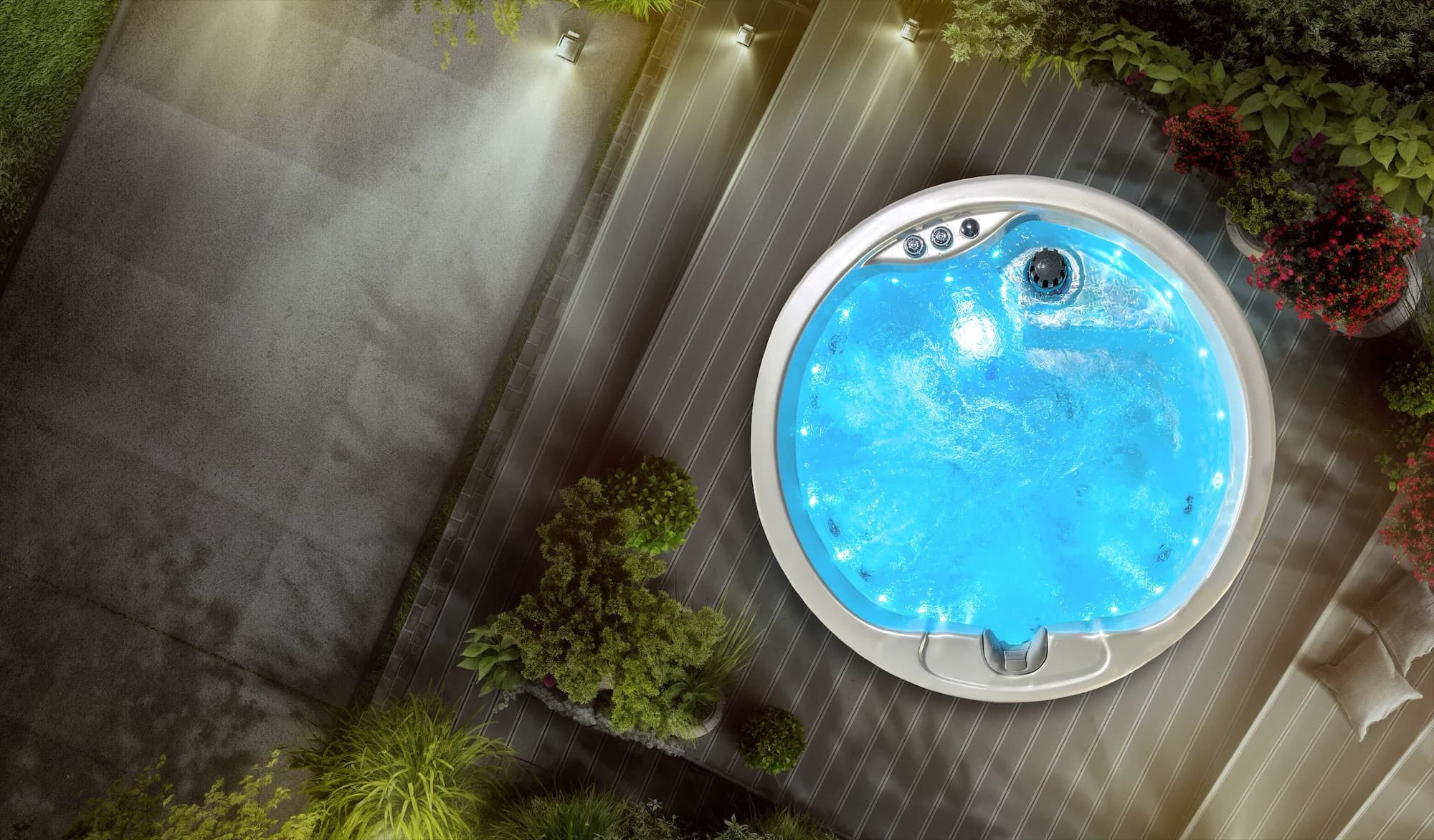 Wanna SPA turtle Canadian Spa — niecka i rozmieszczenie dysz