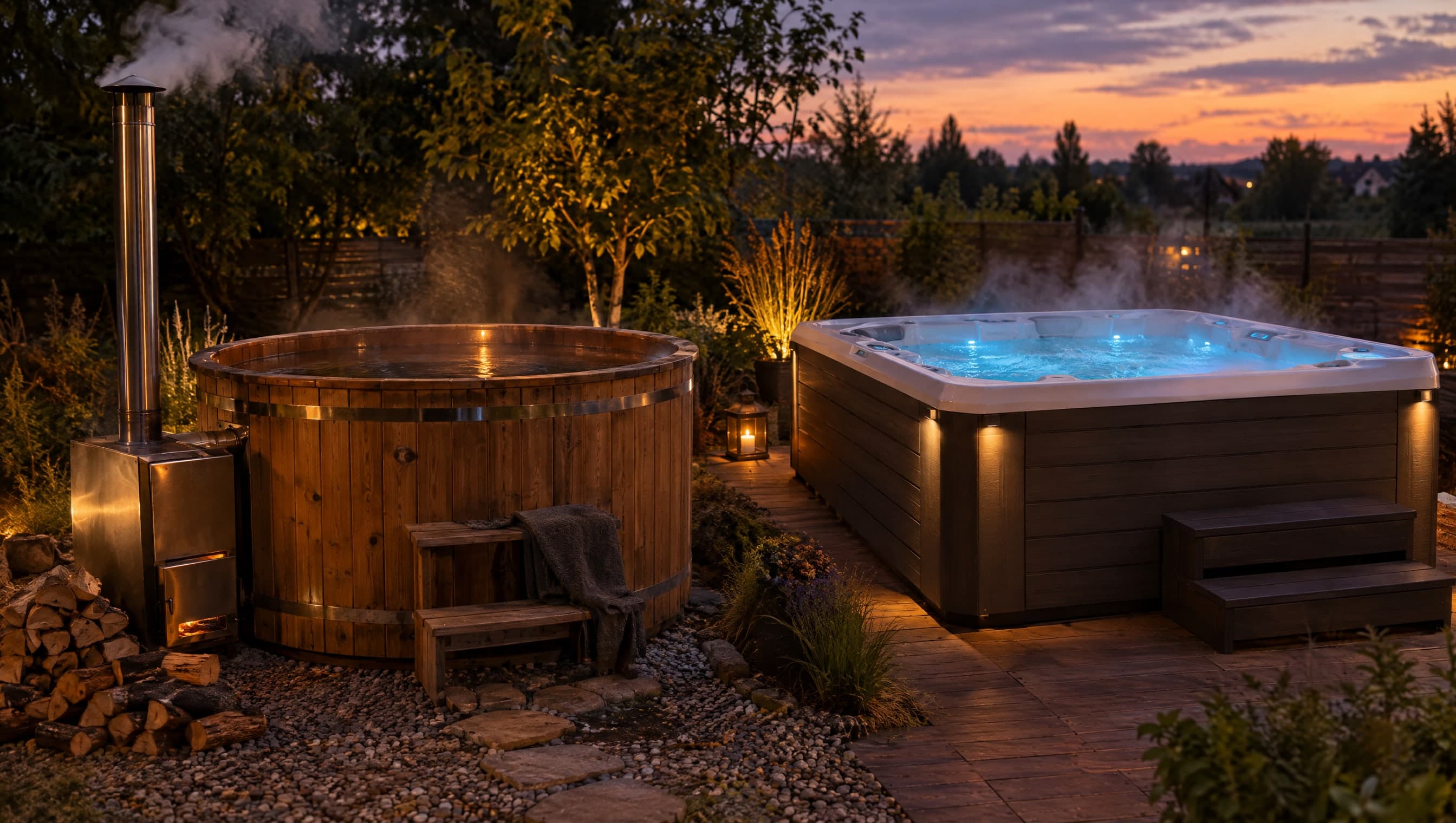 Jacuzzi ogrodowe czy balia? Dwa różne pomysły na kąpiel